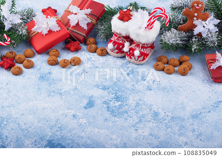 Sinterklaas or Saint Nicholas celebration concept 108835049