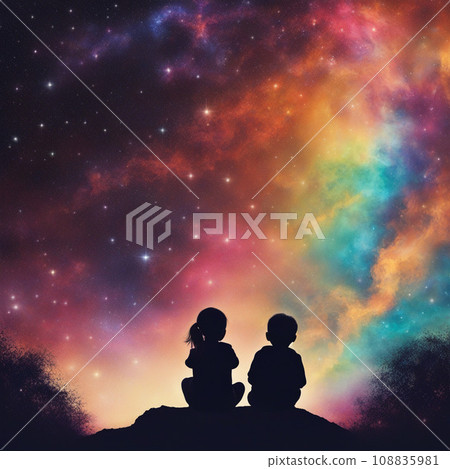 The universe, the night sky, and us 108835981