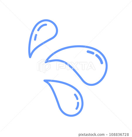 Simple sweat illustration icon 108836728