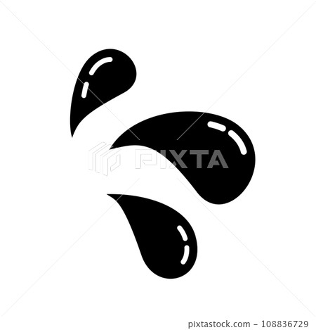 Simple sweat illustration icon 108836729