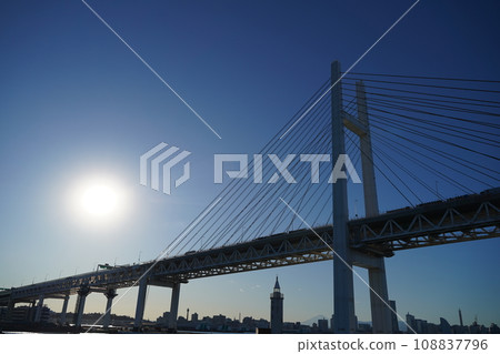 橫濱, 巡航, 橫濱港, 船上, 橋樑, 框架, 鋼架, 甲板, 椅子, 風景, 海灣大橋, 橋樑, 日本, 神奈川 橫濱, 巡航, 橫濱港, 船上, 橋樑, 框架, 鋼架, 甲板, 椅子, 風景, 海灣大橋, 橋樑, 日本, 神奈川 108837796