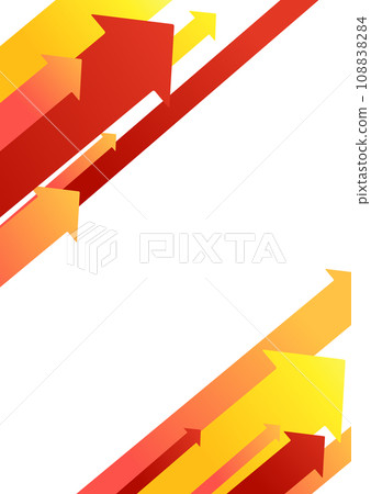 red arrow background material 108838284