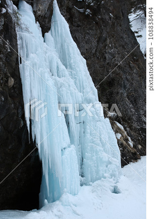 frozen icicles frozen icicles 108838494