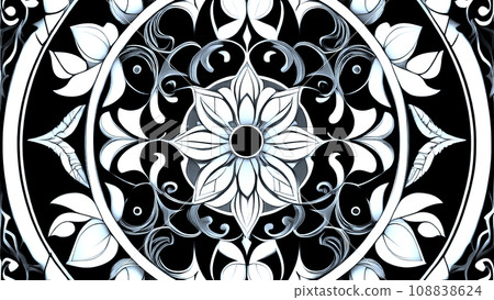 無縫花 zentangle 108838624