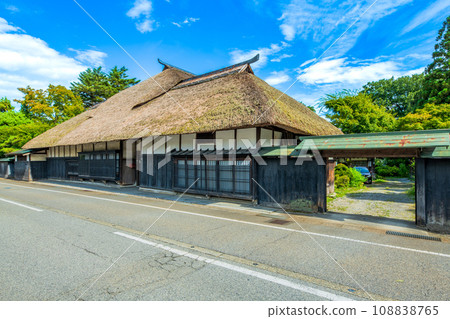 新潟縣關川村下關的城市景觀 新潟縣關川村下關的城市景觀 108838765