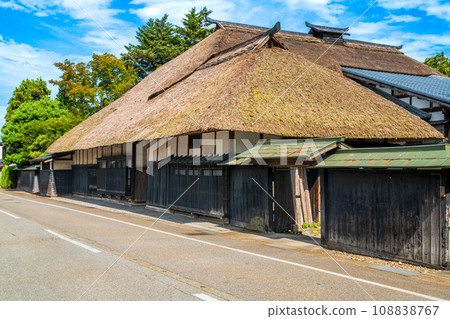 新潟縣關川村下關的城市景觀 新潟縣關川村下關的城市景觀 108838767