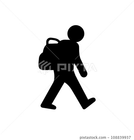 Evacuation Icon - Simple Vector Illustration Evacuation Icon - Simple Vector Illustration 108839937