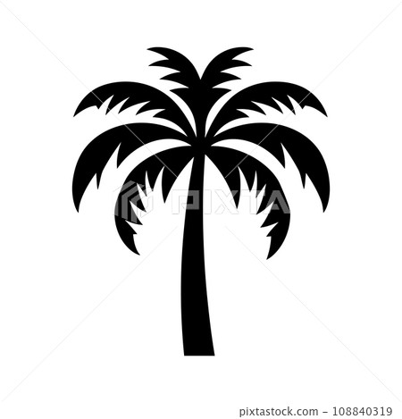 Majesty Palm Icon - Simple Vector Illustration Majesty Palm Icon - Simple Vector Illustration 108840319