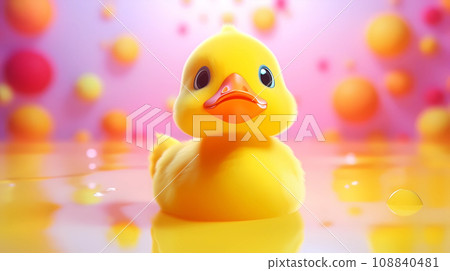 可爱的玩具小黄鸭图片 可爱的玩具小黄鸭图片 108840481