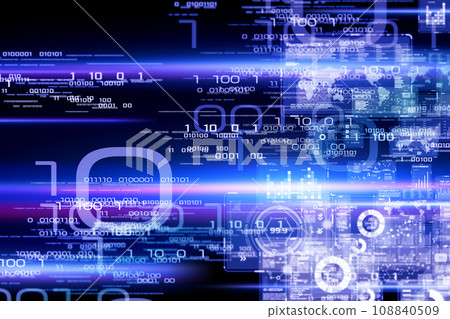 Cyberspace tunnel 108840509