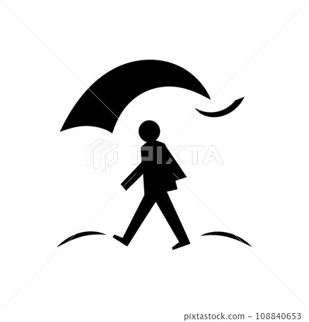 Windy Conditions Icon 108840653