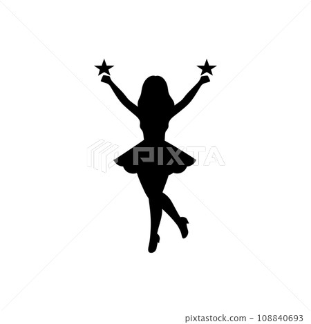 Cheerleader Dance Icon Cheerleader Dance Icon 108840693