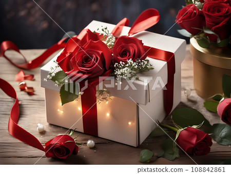 禮物盒插圖 AI 生成圖像 禮物盒插圖 AI 生成圖像 108842861