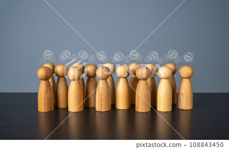 Confusion and misunderstanding in society. Search for purpose and motivation. Hopelessness. Disorganization and lack of unity. Thoughts of society. Confusion and misunderstanding in society. Search for purpose and motivation. Hopelessness. Disorganization and lack of unity. Thoughts of society. 108843450