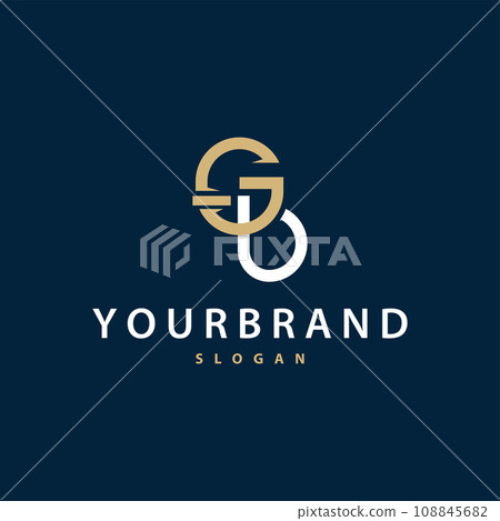 Minimalist GB Letter Logo, BG Logo Brand Modern and Luxury Icon Vector Template Element Minimalist GB Letter Logo, BG Logo Brand Modern and Luxury Icon Vector Template Element 108845682