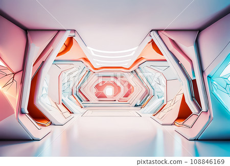 Abstract interior with colorful colors Abstract interior with colorful colors 108846169