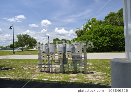 Inverters to transform direct current prodused by solar photovoltaic panels into alternate electrical power 108846226