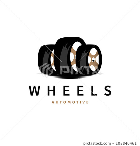Vehicle Wheel Service Logo, Simple Modern Design Automotive Maintenance Repair, Vector Templet 108846461