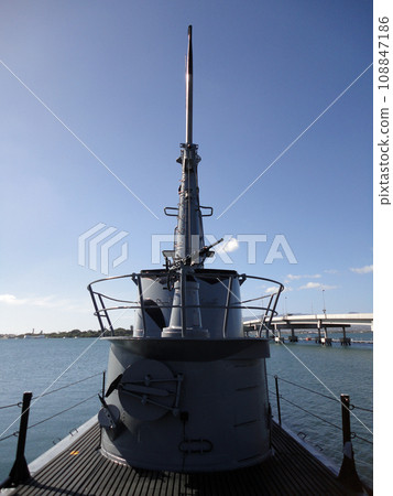 Gun on Deck of the Bowfin Submarine Gun on Deck of the Bowfin Submarine 108847186