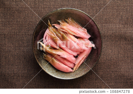 Pickled in sweet and sour vinegar 108847278