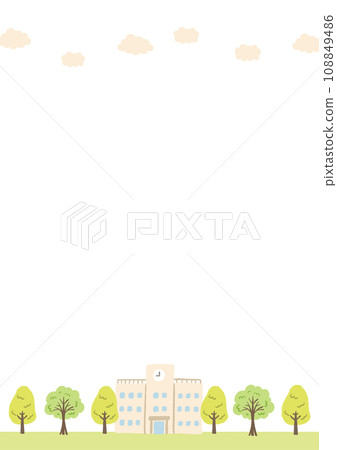 與學校的風景圖 與學校的風景圖 108849486