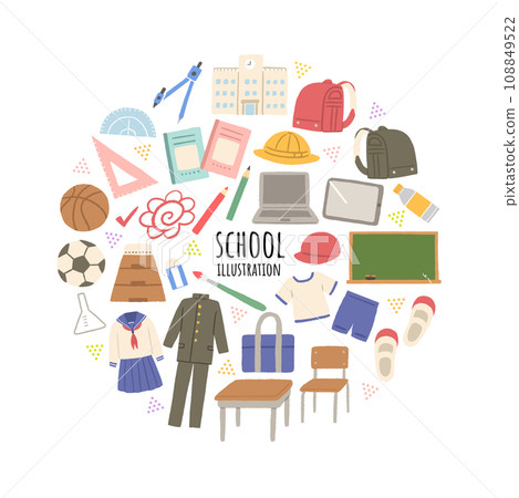 學生生活專案插圖集 學生生活專案插圖集 108849522