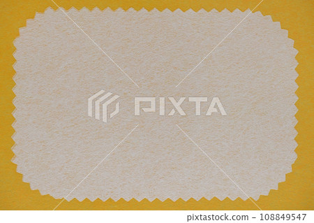Japanese paper frame background material (orange frame) 108849547