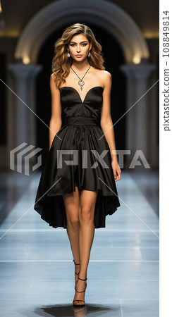 supermodel walking the runway supermodel walking the runway 108849814