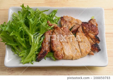 Grilled pork loin with miso Grilled pork loin with miso 108850783