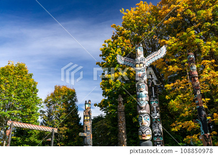 加拿大史丹利公園的圖騰柱 108850978