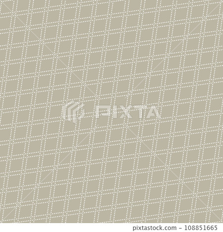 Seamless Geometric Pattern With Dotted Rhombuses 108851665