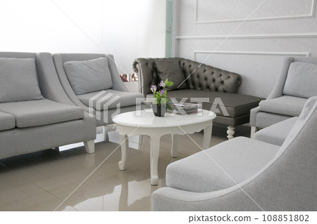 Modern spacious lounge or living room interior Modern spacious lounge or living room interior 108851802