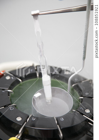 Sperm Freezing storage in liquid nitrogen tank, Laboratory infertility Sperm Freezing storage in liquid nitrogen tank, Laboratory infertility 108851921