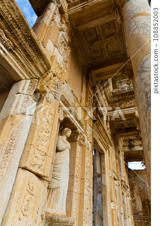Ruins of Celsius Library in ancient city Ephesus Ruins of Celsius Library in ancient city Ephesus 108852003