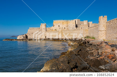 Stone walls of Mamure Castle on Mediterranean coast Stone walls of Mamure Castle on Mediterranean coast 108852024