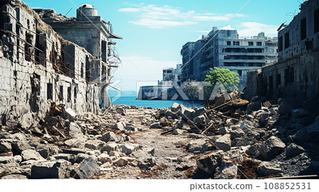 ruined landscape 108852531