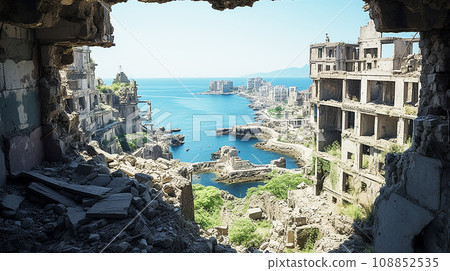 ruined landscape 108852535
