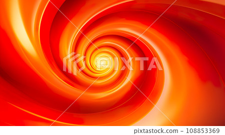 Orange glowing swirl pattern background "AI generated image" 108853369
