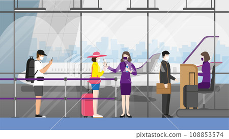 04_PostQuarantine_Airport_countercheckin_01 04_PostQuarantine_Airport_countercheckin_01 108853574