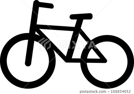A simple pictogram of a bicycle A simple pictogram of a bicycle 108854052