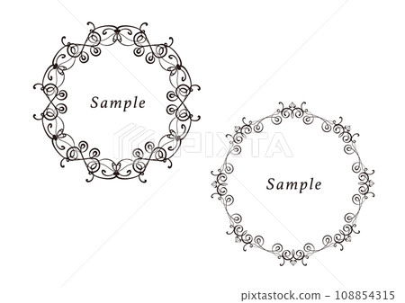 Classic round frame B set Classic round frame B set 108854315