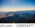 Aerial view of Suruga Bay from above the Asagiri Plateau in Shizuoka Prefecture. autumn november 108854477
