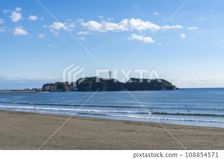 Scenery from the Shonan coast, Fujisawa City, Kanagawa Prefecture Scenery from the Shonan coast, Fujisawa City, Kanagawa Prefecture 108854571
