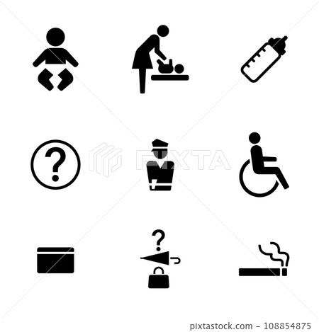 設施公共圖示集 108854875