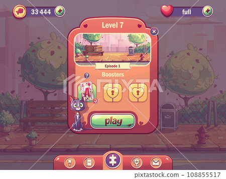 Solitaire travel - booster level window match 3 game Solitaire travel - booster level window match 3 game 108855517