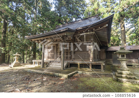 秋天的比叡山延歷寺山王院堂 108855616