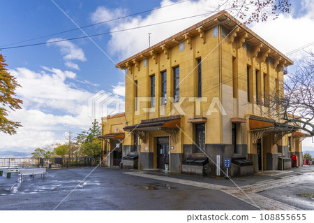 電纜延歷寺站 復古車站大樓外觀 108855655