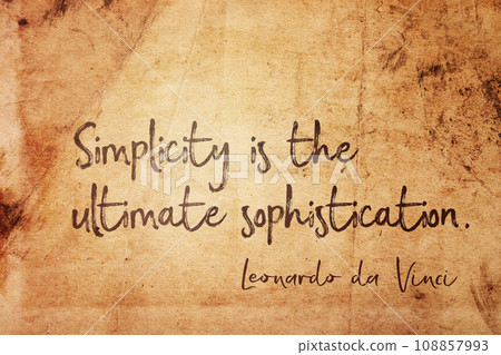simplicity is Leonardo simplicity is Leonardo 108857993