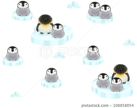 企鵝無縫圖案A-1 PNG 企鵝無縫圖案A-1 PNG 108858054