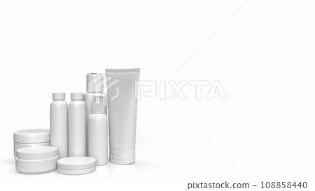 The Cosmetics Package for beauty or skin care concept 3d rendering. The Cosmetics Package for beauty or skin care concept 3d rendering. 108858440